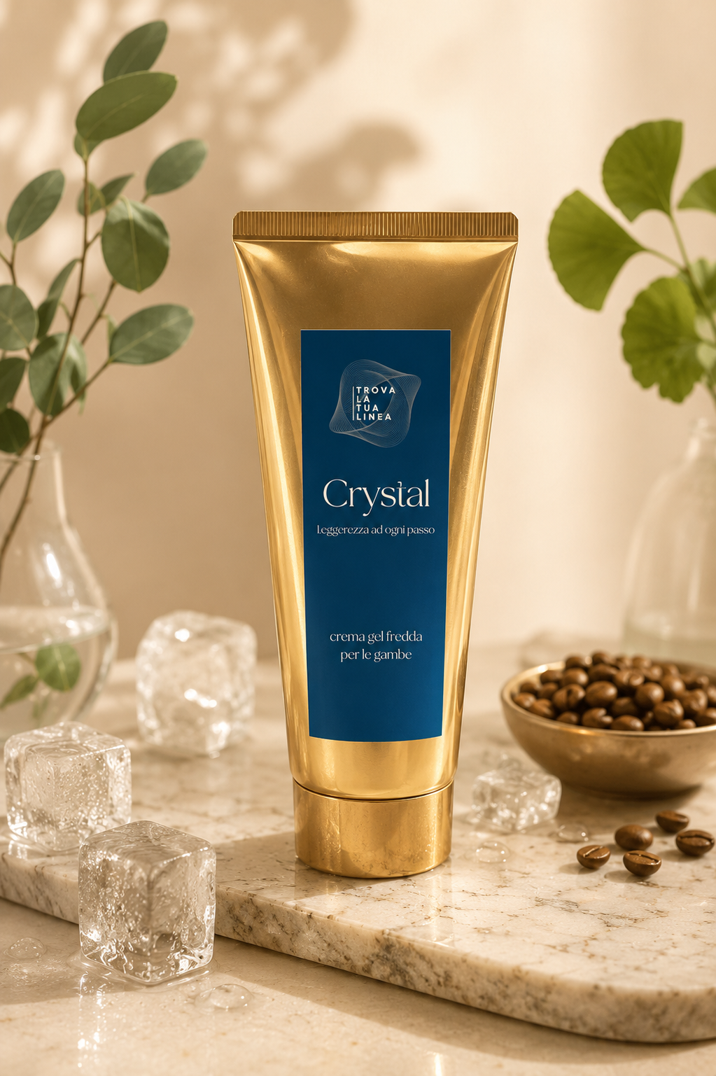 CRYSTAL - Crema Gel Rinfrescante Gambe